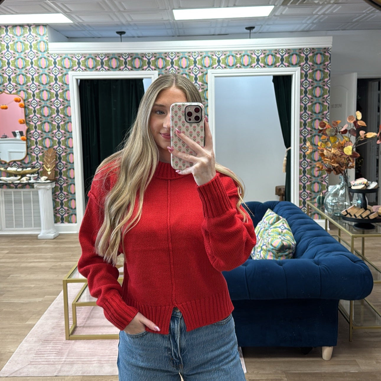 RED SWEATER
