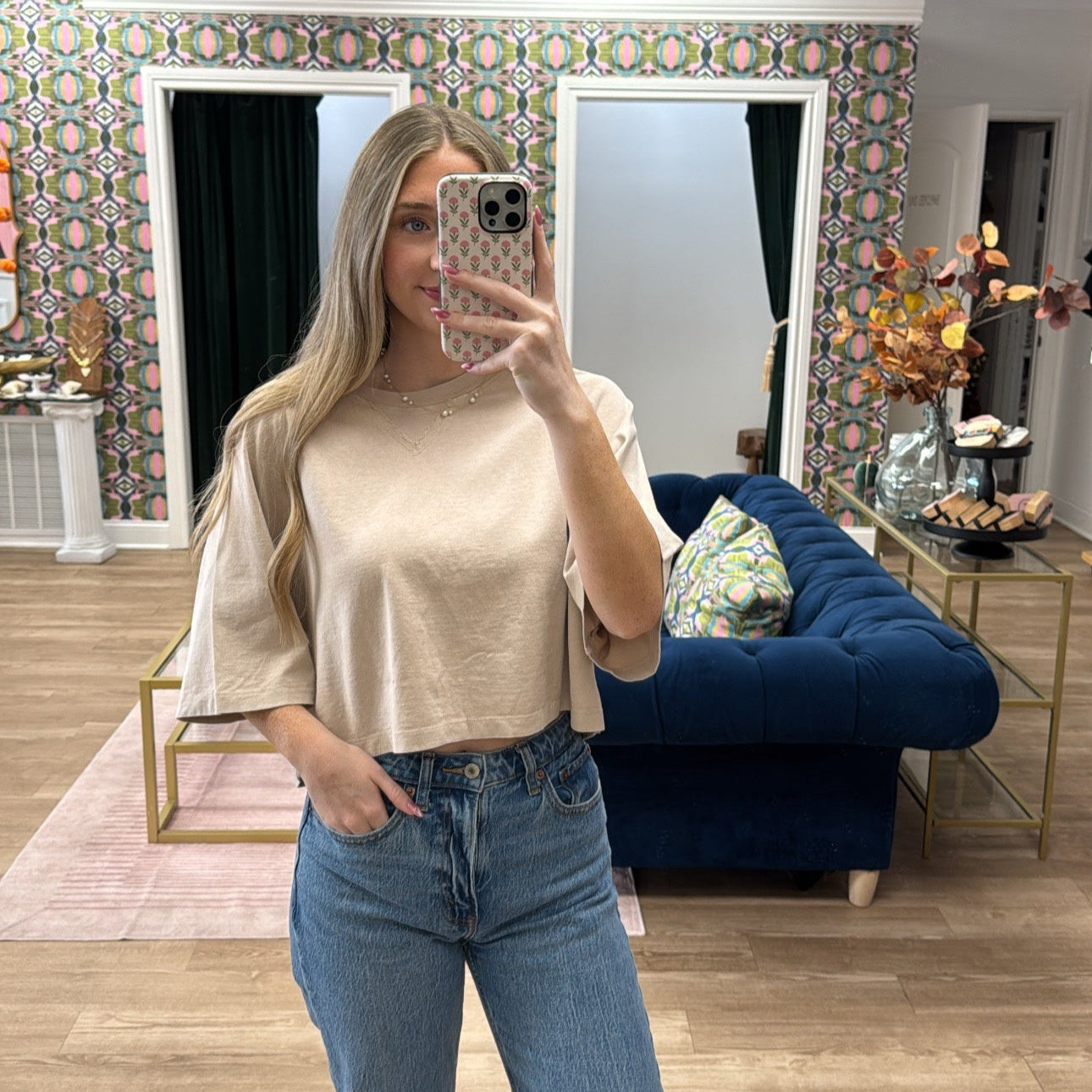 BASIC TAUPE TOP