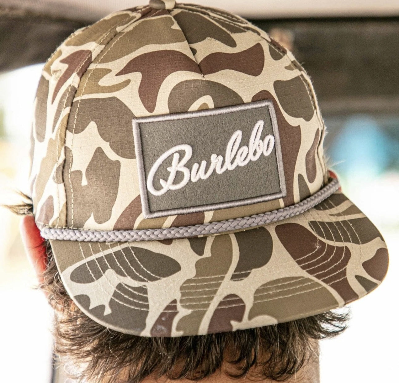 BURLEBO PATCH CAMO HAT