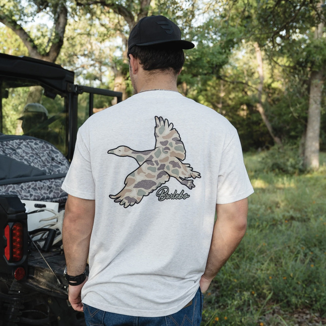 FLYING PINTAIL DUCK OATMEAL TSHIRT