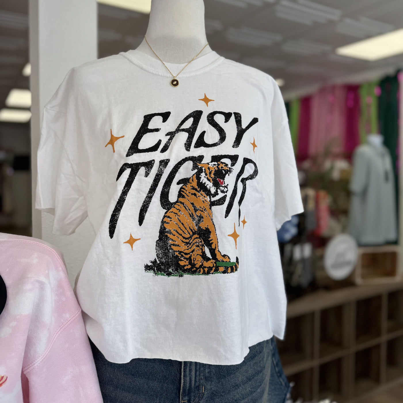 EASY TIGER CROP TEE