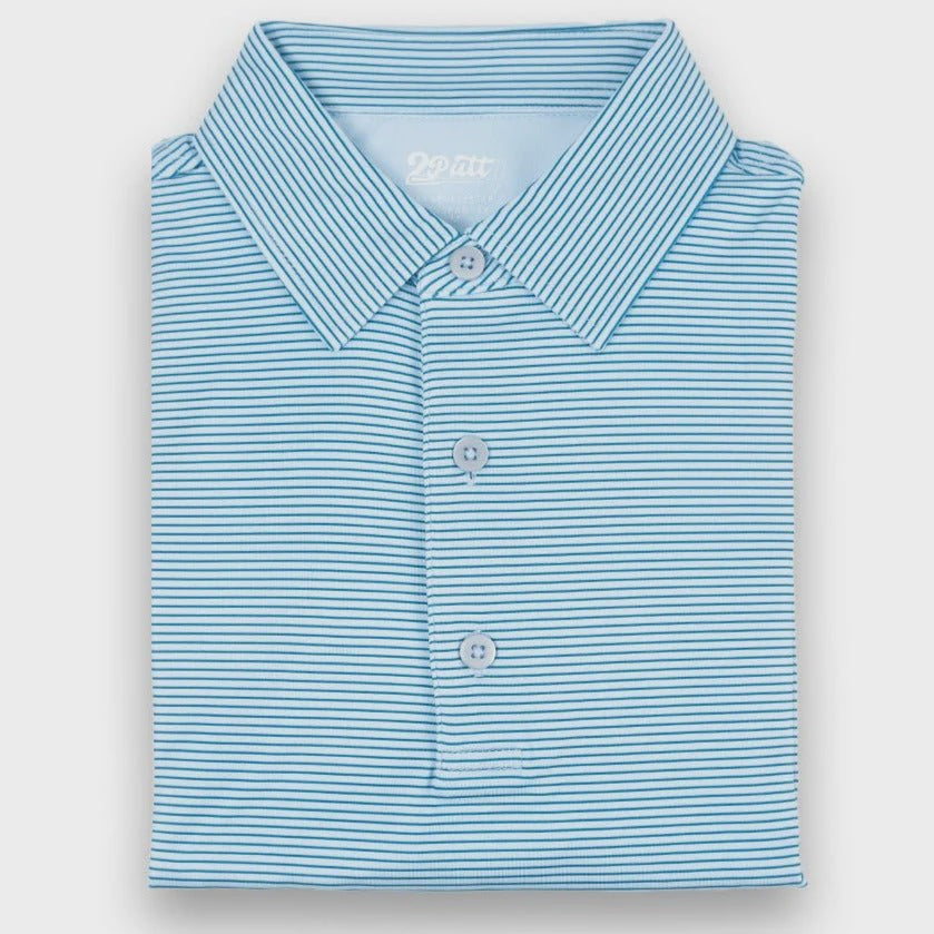 LIGHT BLUE STRIPE POLO